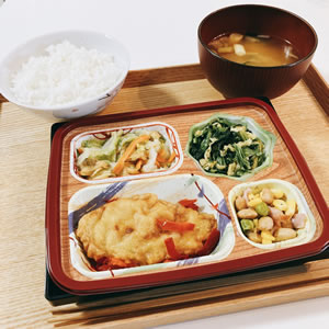 白身魚の天ぷらセット